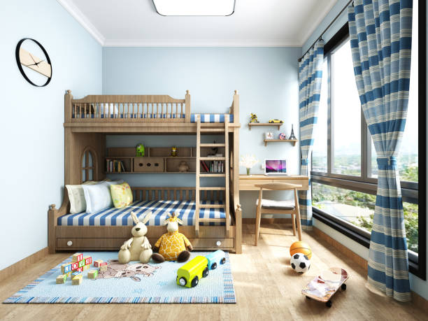 istock 3d render of child room 1139358620
