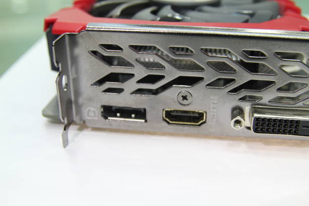 istock computer game vga card and dvi vga hdmi display ports 1139358834