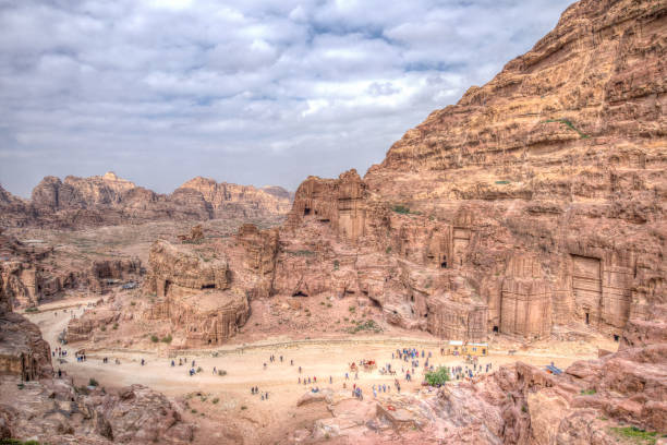 istock Royal tombs at Petra, Jordan 1139359806