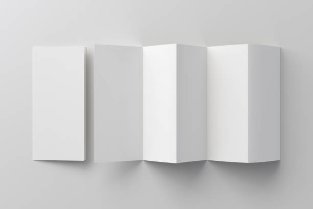istock Blank six fold, twelve pages brochure booklet 1139361405