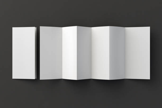 istock Blank six fold, twelve pages brochure booklet 1139361439