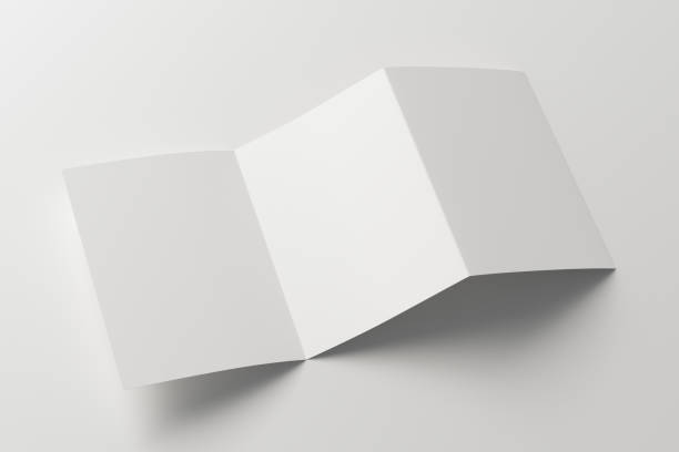 istock Blank trifold brochure booklet 1139361456