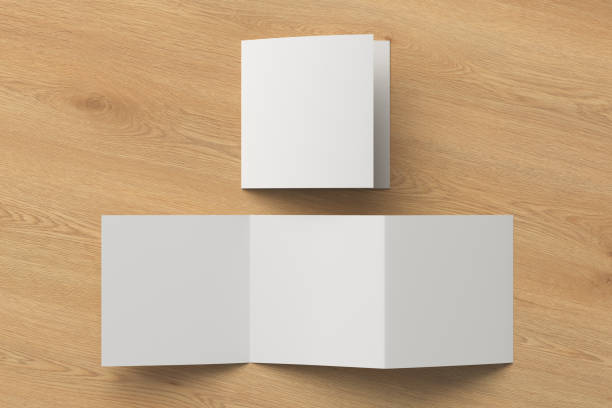 istock Blank trifold brochure booklet 1139361510