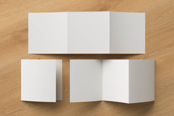 istock Blank trifold brochure booklet 1139361512
