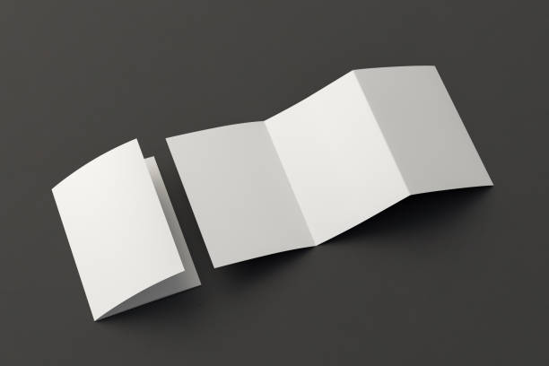 istock Blank trifold brochure booklet 1139361527