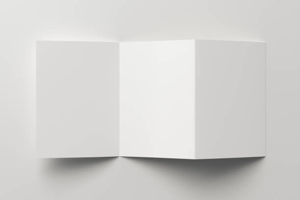 istock Blank trifold brochure booklet 1139361533