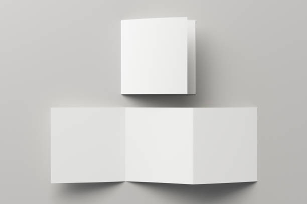 istock Blank trifold brochure booklet 1139361539