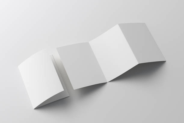 istock Blank trifold brochure booklet 1139361568