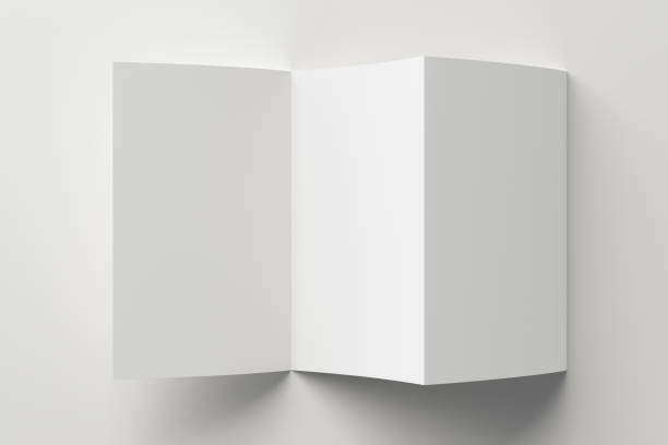 istock Blank trifold brochure booklet 1139361597