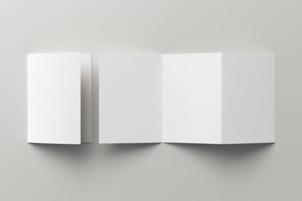 istock Blank trifold brochure booklet 1139361616