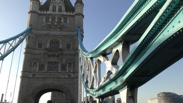 istock Low angle shot of Tower bridge balustrades. 1139361661