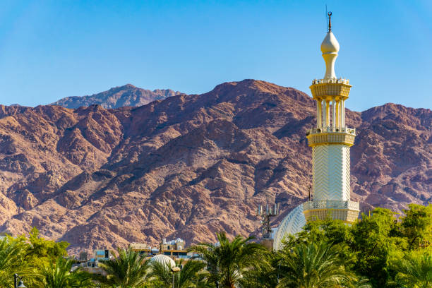 istock Sharif Al Hussein Bin Ali mosque in Aqaba, Jordan 1139378574