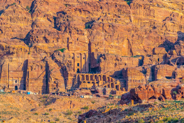 istock Silk and Urn tombs at petra, Jordan 1139379516