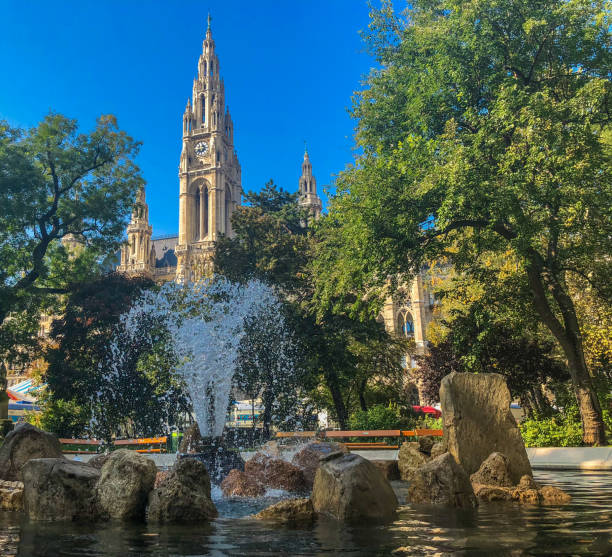 istock Vienna City Hall at Rathausplatz 1139382482