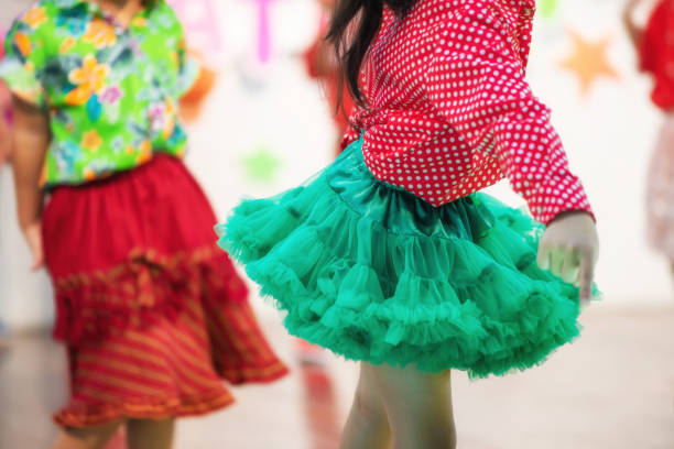 istock kindergarten girl student dance on stage 1139382552