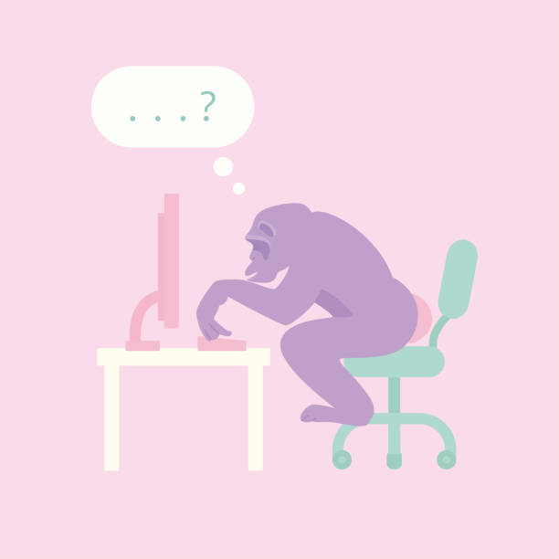 Chimp With Computer Cartoon 140+ Chimp Computer Stock Illustrations, Royalty-Free Vector Graphics ...
