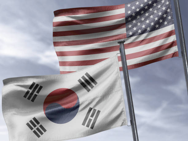 istock United States and South Korea flags 1139386980