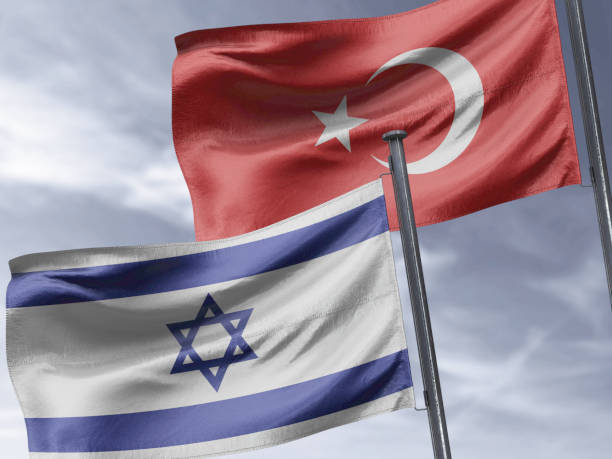 Turkey and Israel flags together