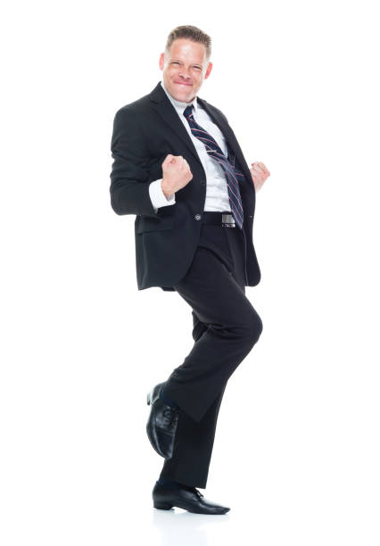 istock Businessman is doing a fist pump 1139387762