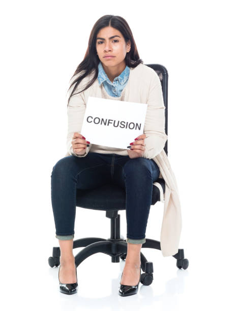 istock Attractive young latino female is confused 1139391618