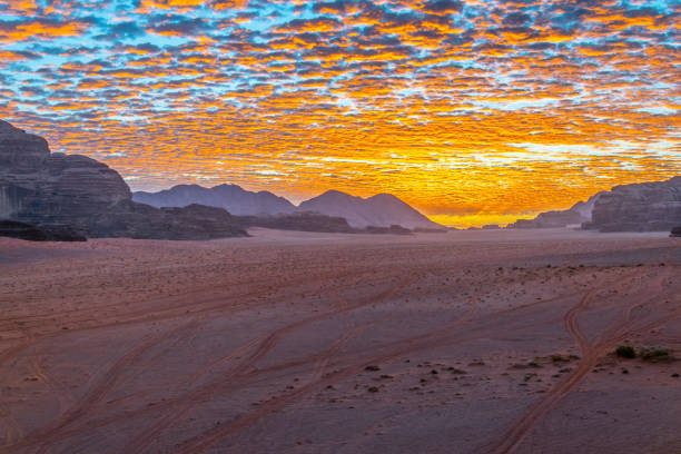 istock Sunrise over Wadi Rum desert in Jordan 1139394373