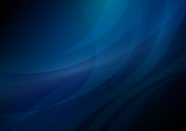 ilustrações de stock, clip art, desenhos animados e ícones de abstract background - nobody wave blue backgrounds