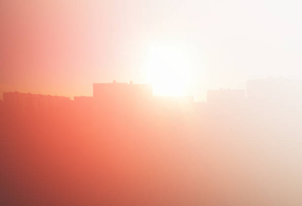 istock Horizontal city skyline during sunset background hd 1139402476
