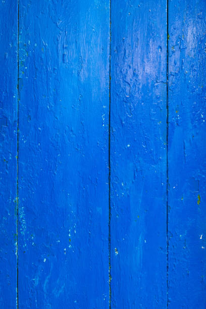 istock Blue painted wood texture background, natural tree 1139417001