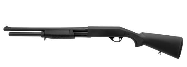 istock Shotgun isolated on white background 1139429169