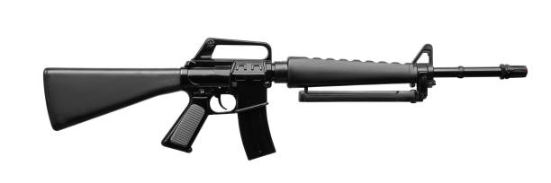 istock plastic toy gun rifle isolated  on white background 1139429413