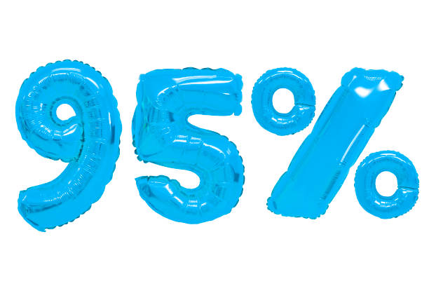 istock ninety five percent from blue color balloons 1139432727