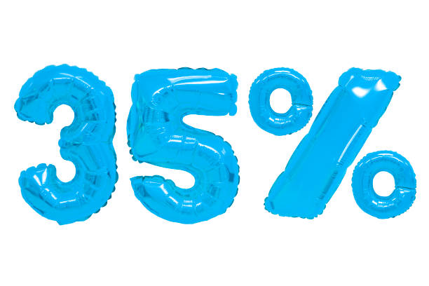 istock thirty five percent from blue color balloons 1139433486