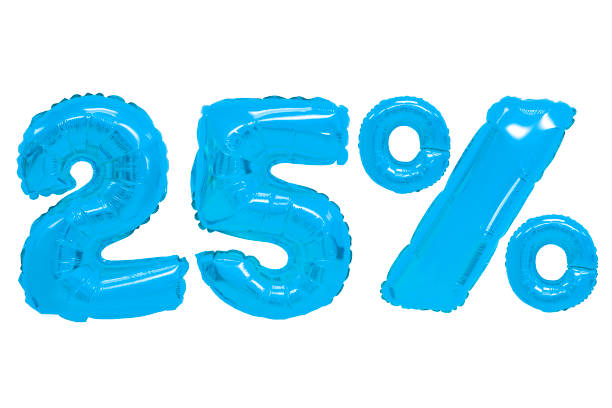 istock twenty five percent from blue color balloons 1139434088