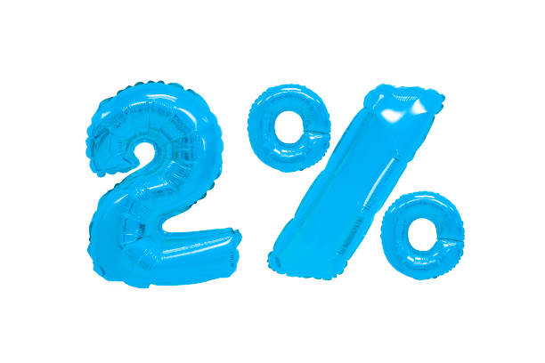 istock two percent from blue color balloons 1139435020