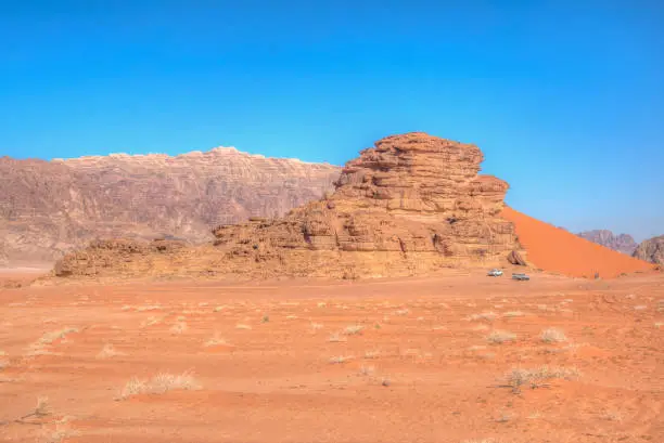 Photo of View of a sand dune at Wadi Rum, Jordan