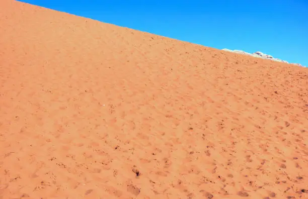 Photo of View of a sand dune at Wadi Rum, Jordan