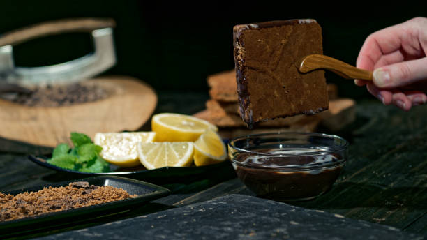 istock Homemade pastry with lemon ice cream 1139444242