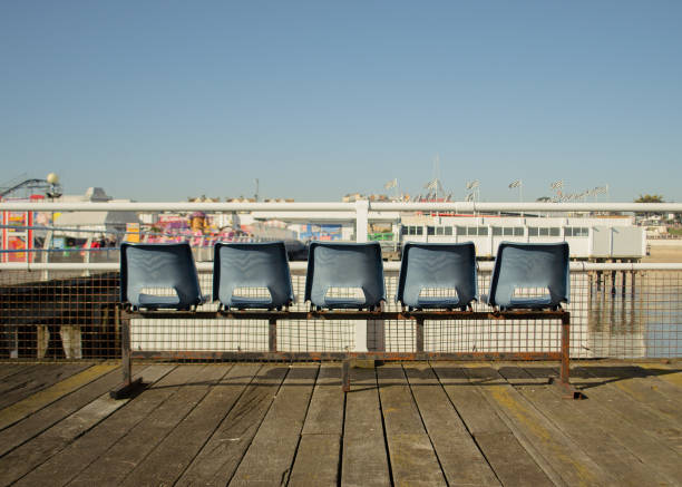 Empty Seats Jaywick clacton on sea stock pictures, royalty-free photos & images