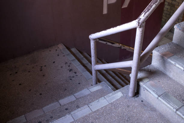 istock Old Stairwell in shopping mall 1139453972