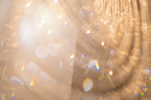blur and defocus crystal chadelier shiny glitter abstract background