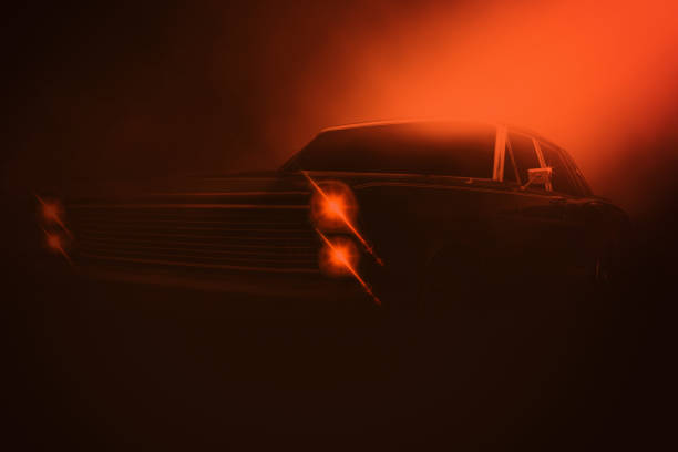 istock Classic american muscle car 1139460941