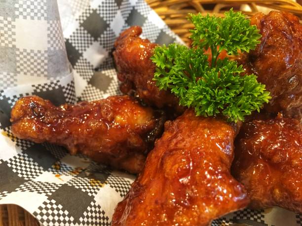 istock Korean style fried chicken wings 1139461977