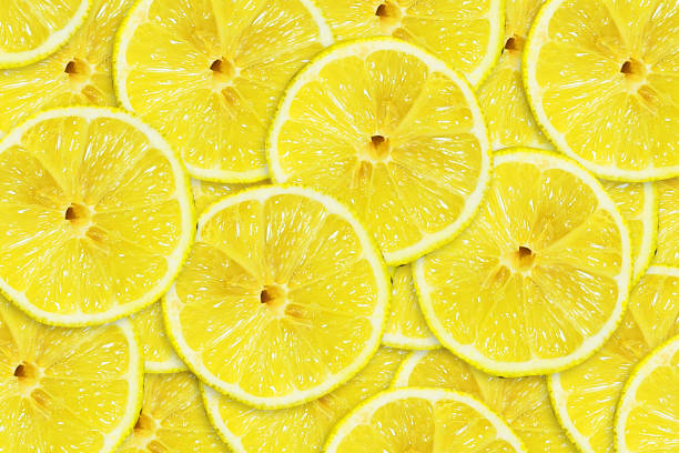 istock Sliced juicy lemon. Close-up. Copy space. Fresh fruits. Fruit background. 1139462169