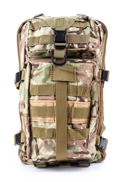 istock tourist backpack for travel on a white background. 1139462244