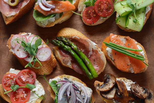 istock Brushetta or traditional Spanish-tapas 1139462249