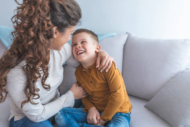 istock Beautiful mother and her cute son. 1139462258