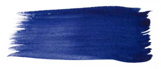 istock watercolor stain blue DIY paper brush 1139464662
