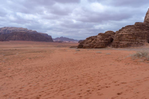 istock Wadi Rum, Jordanian desert landscape. 1139469225
