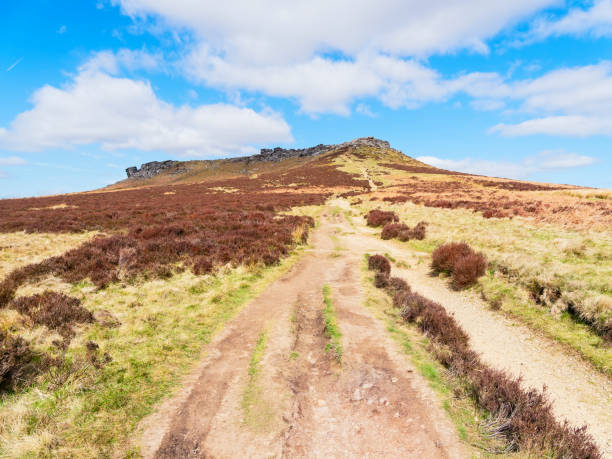 istock Over the moors to the gritstone cliffs of Higger Tor 1139470178