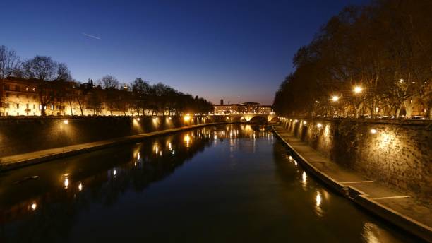 istock river Tevere. italy Roma 1139470193